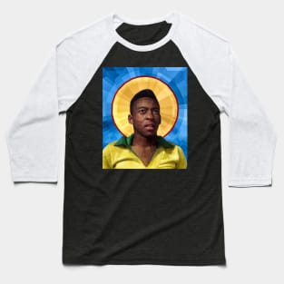 Pele Football Icon Baseball T-Shirt